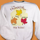 Thankful For My Kids Sweatshirt